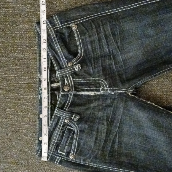 🖤Miss Me🖤 - Cross Distressed Bootcut Jean - Picture 11 of 16